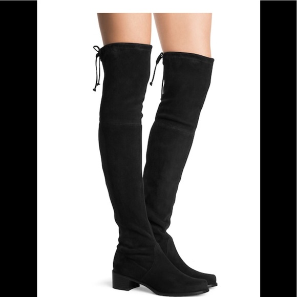 Stuart Weitzman Midland Over-The-Knee Suede Boots,Size-38(EU)/7.5(US) - Picture 1 of 15